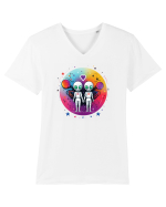 Alien Love Tricou mânecă scurtă guler V Bărbat Presenter