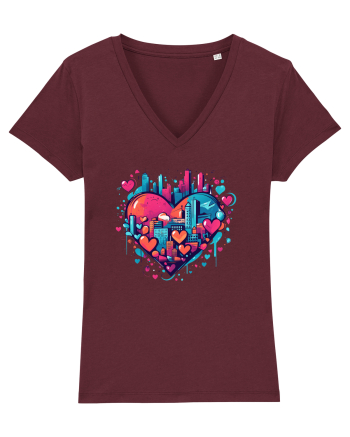 Love is in the air Burgundy