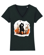  Love is in the air Tricou mânecă scurtă guler V Damă Evoker