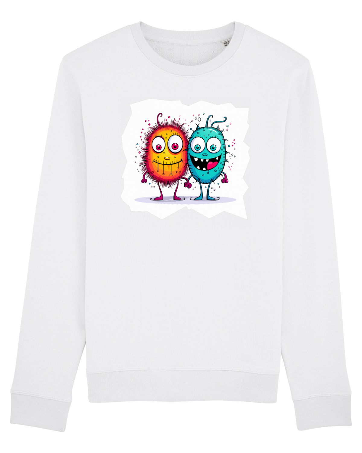 Bluză mânecă lungă Unisex Rise White
