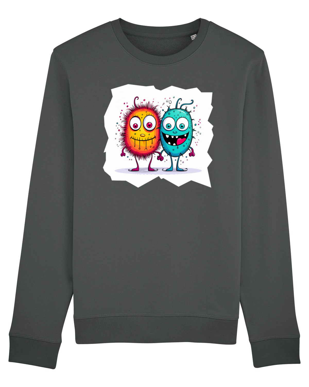 Bluză mânecă lungă Unisex Rise Anthracite
