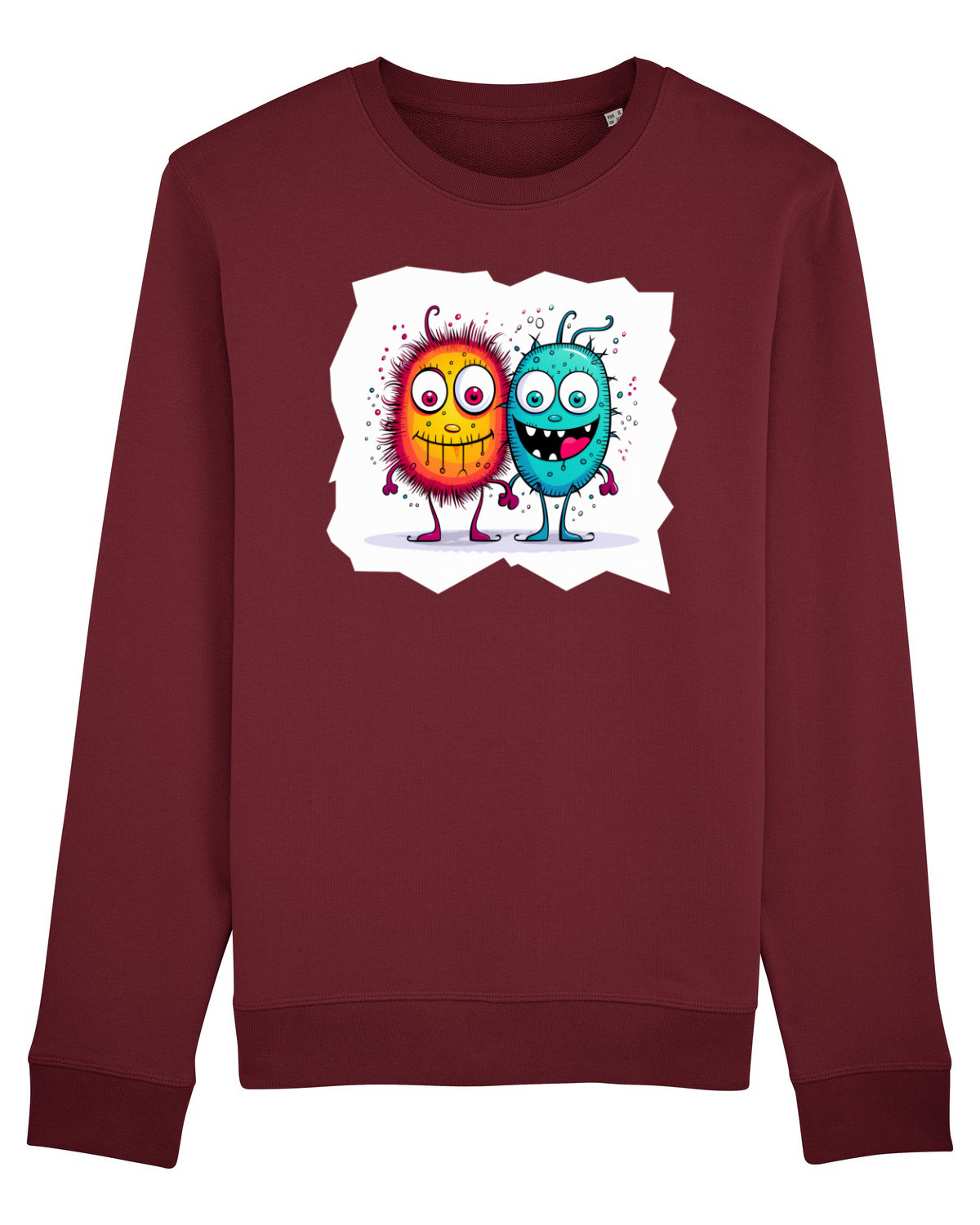 Bluză mânecă lungă Unisex Rise Burgundy