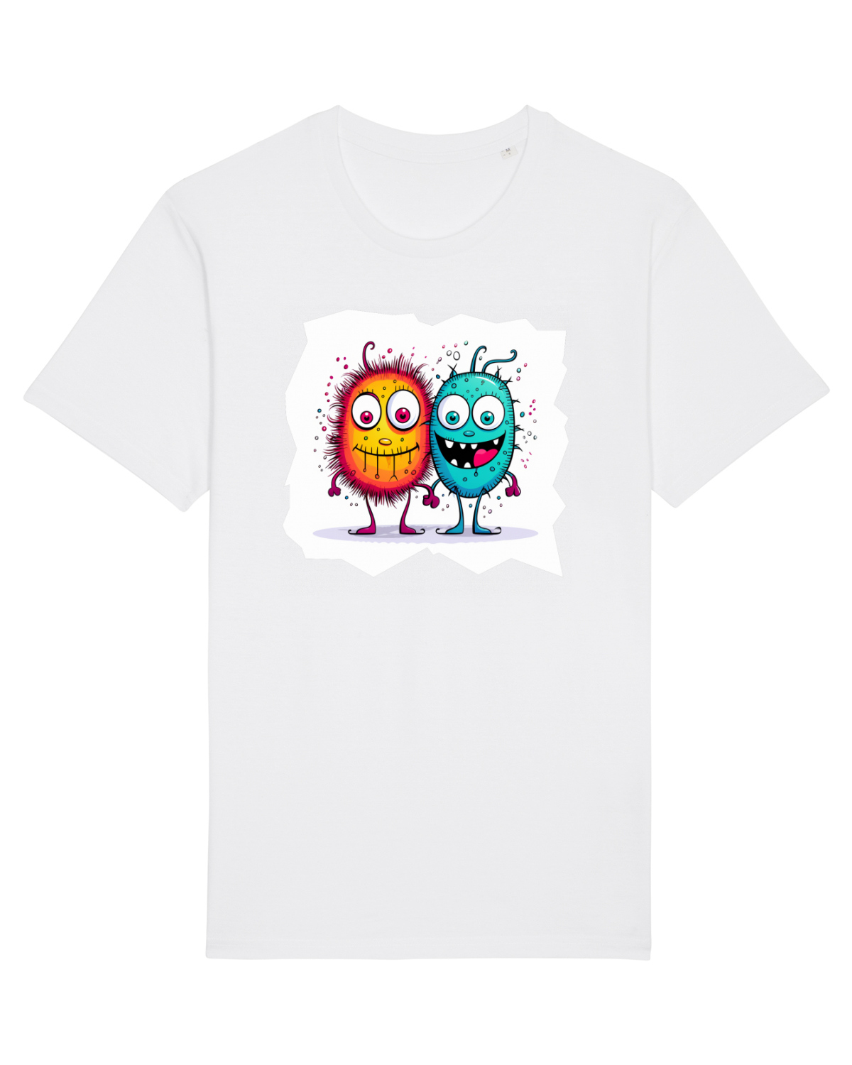 Tricou mânecă scurtă Unisex Rocker White