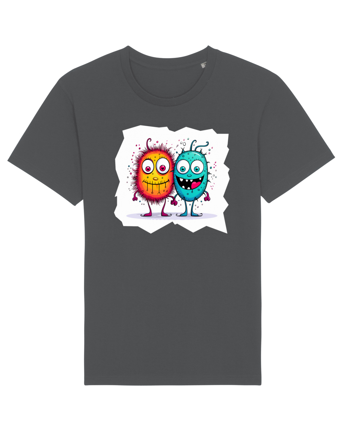 Tricou mânecă scurtă Unisex Rocker Anthracite