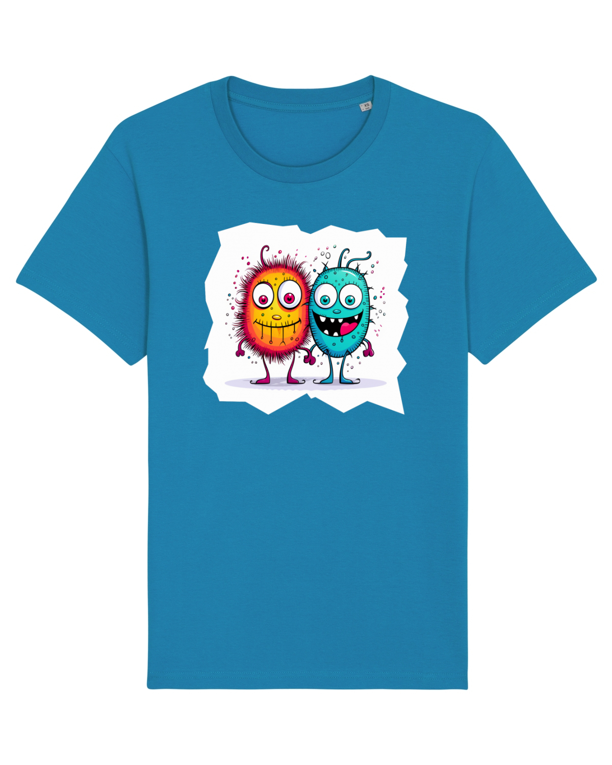Tricou mânecă scurtă Unisex Rocker Azur