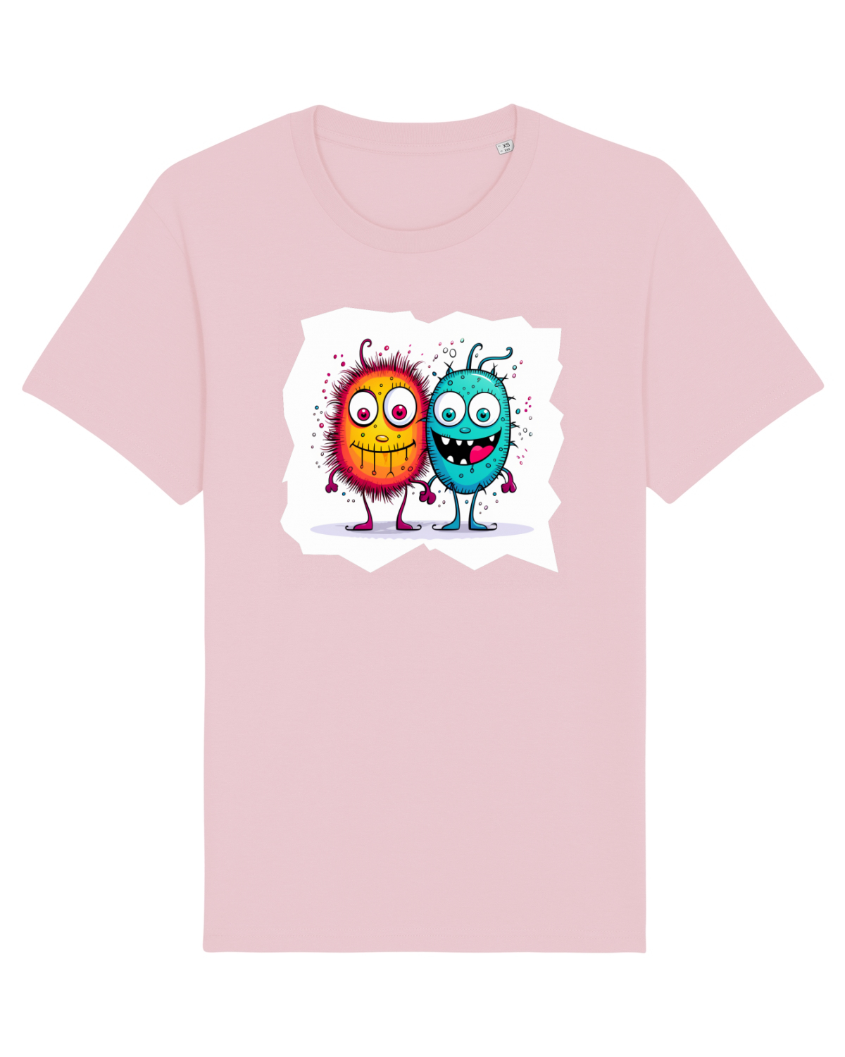 Tricou mânecă scurtă Unisex Rocker Cotton Pink
