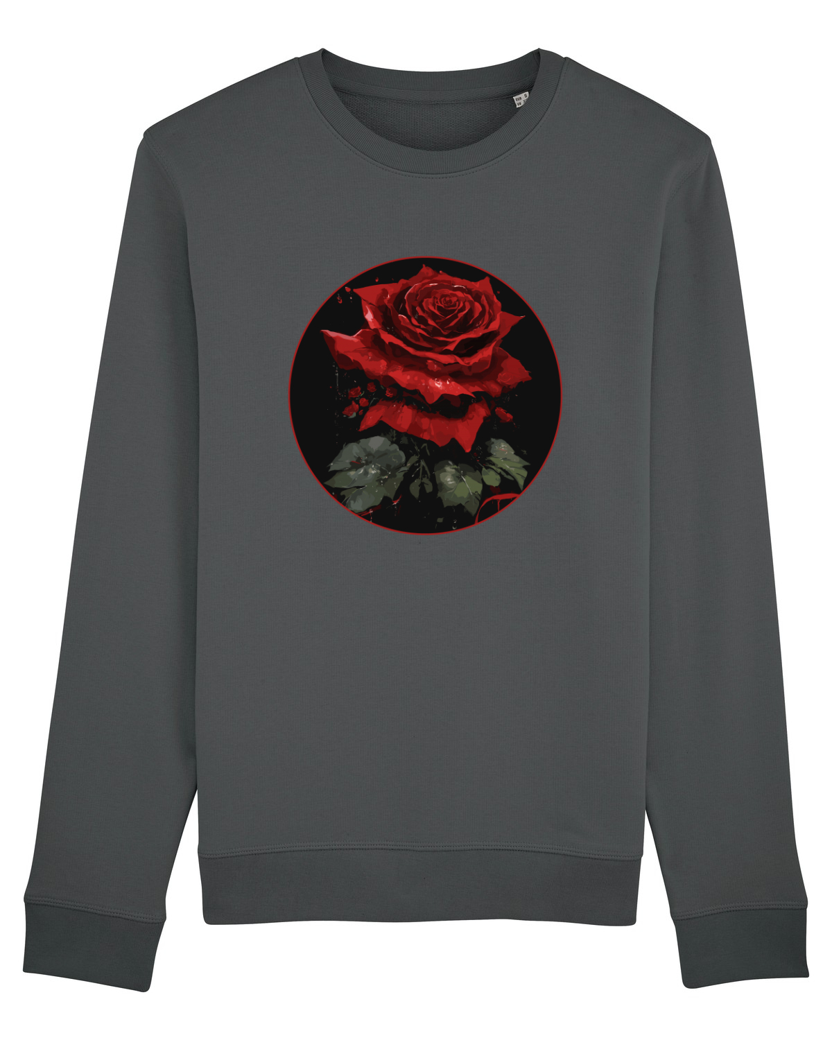 Bluză mânecă lungă Unisex Rise Anthracite