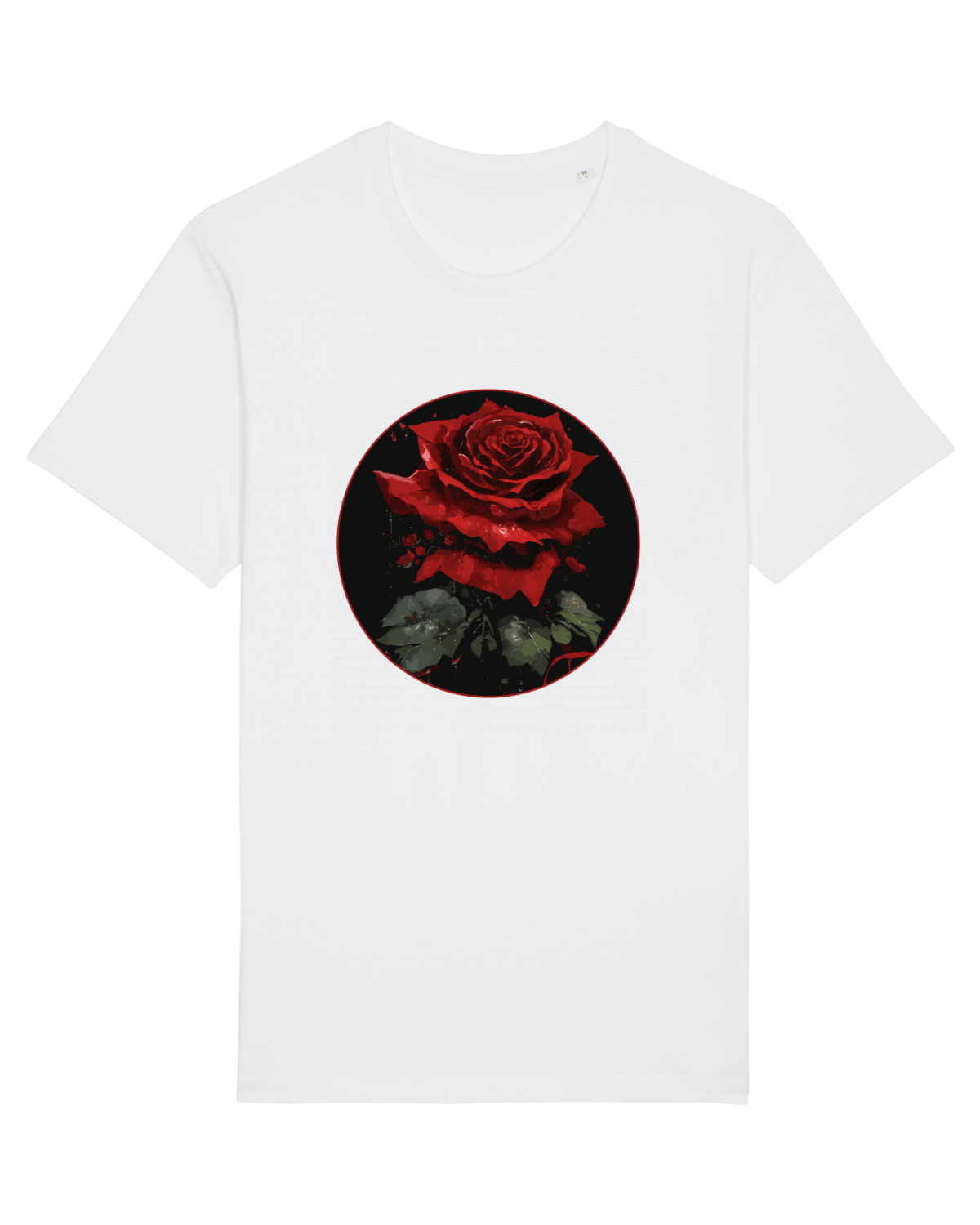 Tricou mânecă scurtă Unisex Rocker White