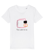 Think outside the box. Tricou mânecă scurtă  Copii Mini Creator