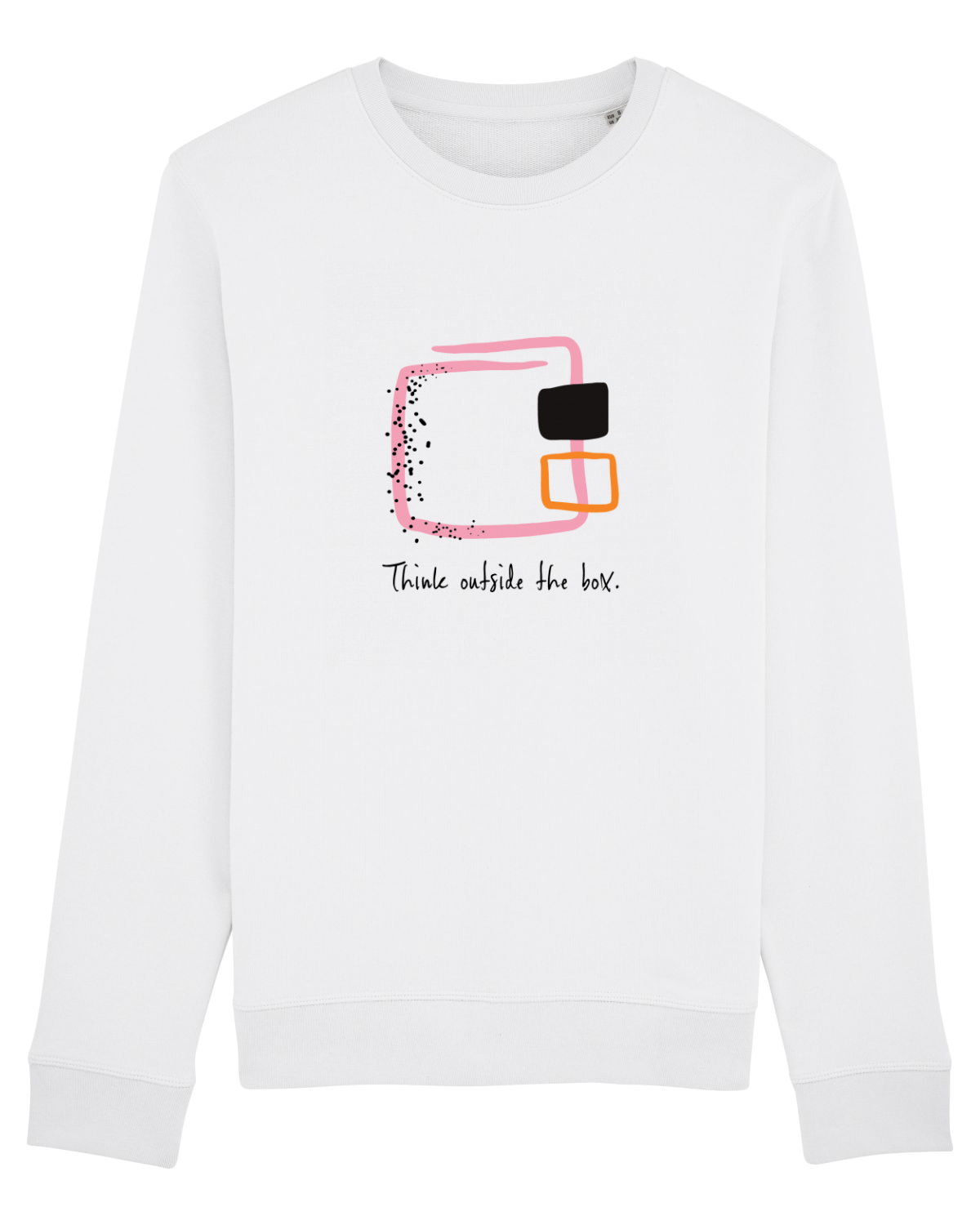 Bluză mânecă lungă Unisex Rise White