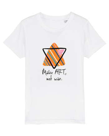 Make art, not war. White