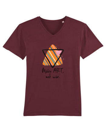 Make art, not war. Burgundy