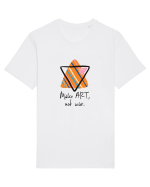 Make art, not war. Tricou mânecă scurtă Unisex Rocker