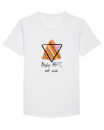 Make art, not war. Tricou mânecă scurtă guler larg Bărbat Skater