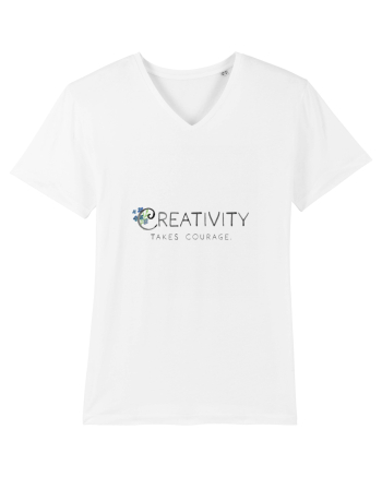 Creativity takes courage. White