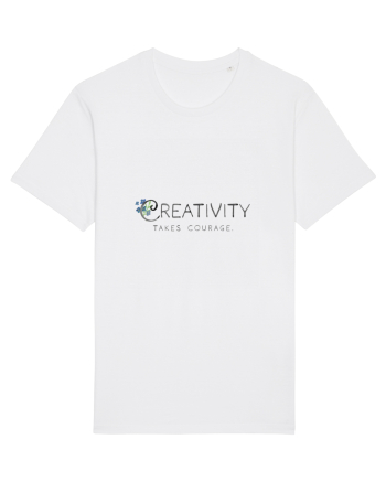 Creativity takes courage. White