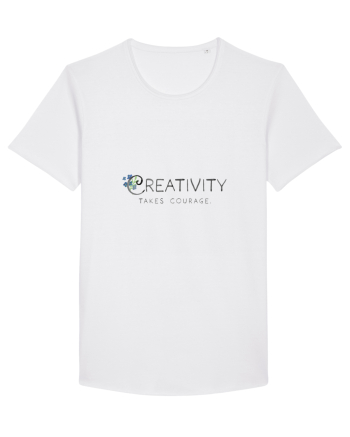 Creativity takes courage. White