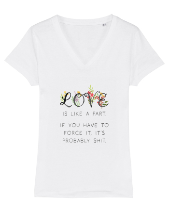 Love is like a fart. White