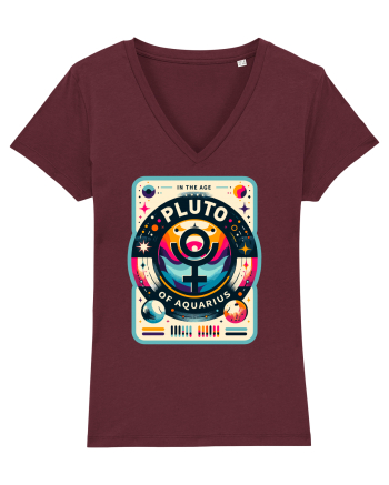 Pluto in the Age of Aquarius Burgundy