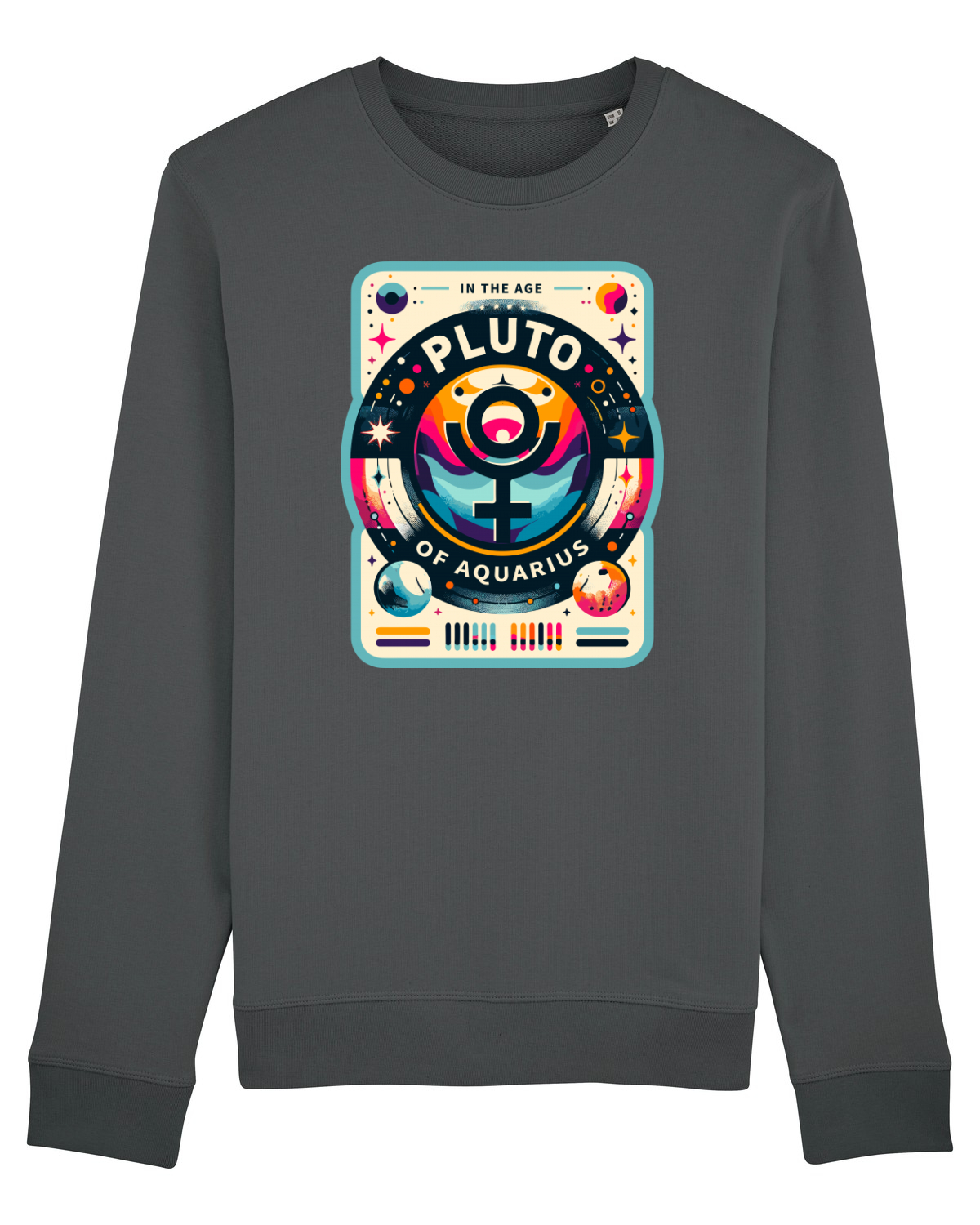 Bluză mânecă lungă Unisex Rise Anthracite