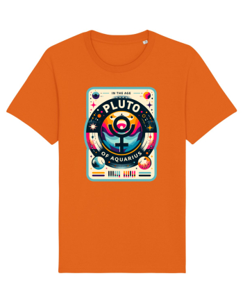 Pluto in the Age of Aquarius Bright Orange