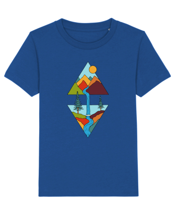Mountain Waterfall Majorelle Blue