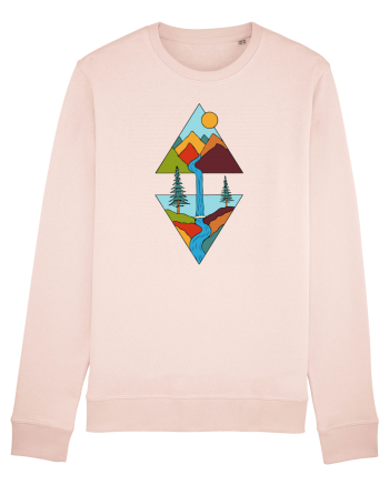 Mountain Waterfall Candy Pink