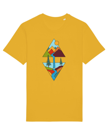 Mountain Waterfall Spectra Yellow