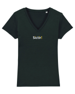 Sictir! Tricou mânecă scurtă guler V Damă Evoker
