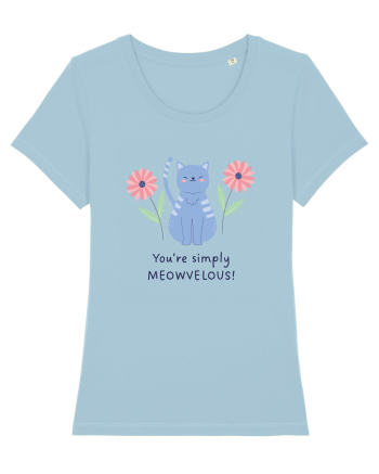 You’re simply meowvelous! Sky Blue