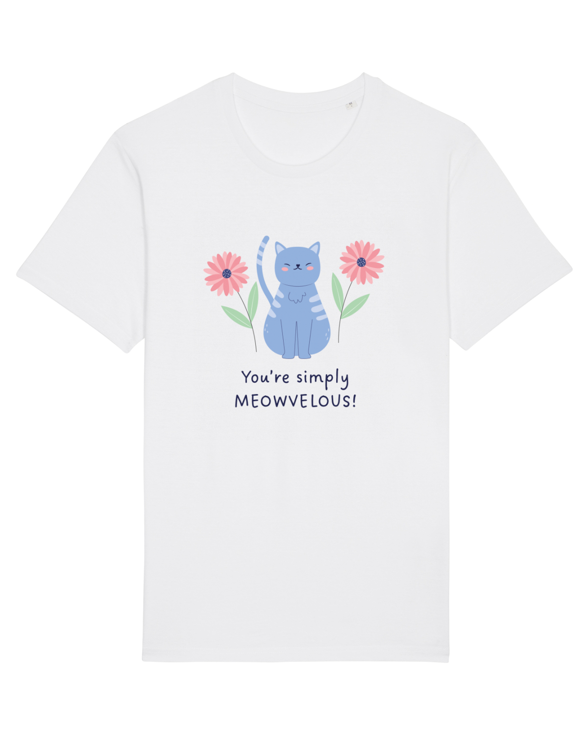 Tricou mânecă scurtă Unisex Rocker White