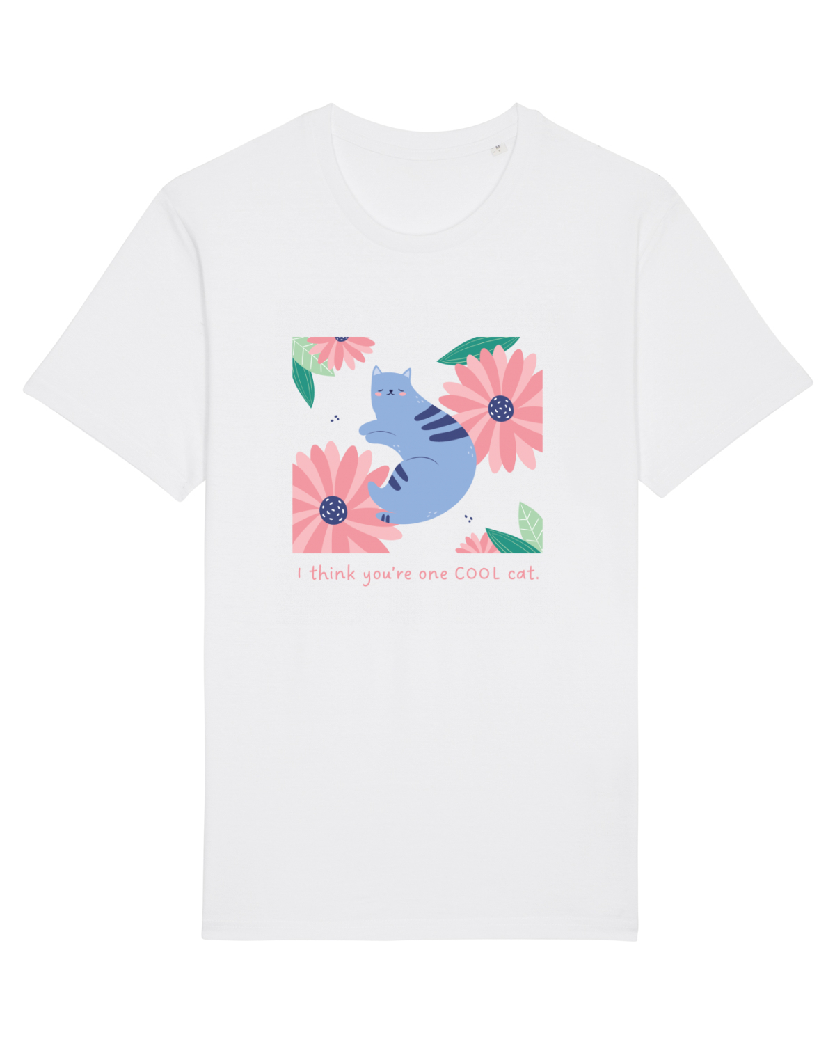 Tricou mânecă scurtă Unisex Rocker White