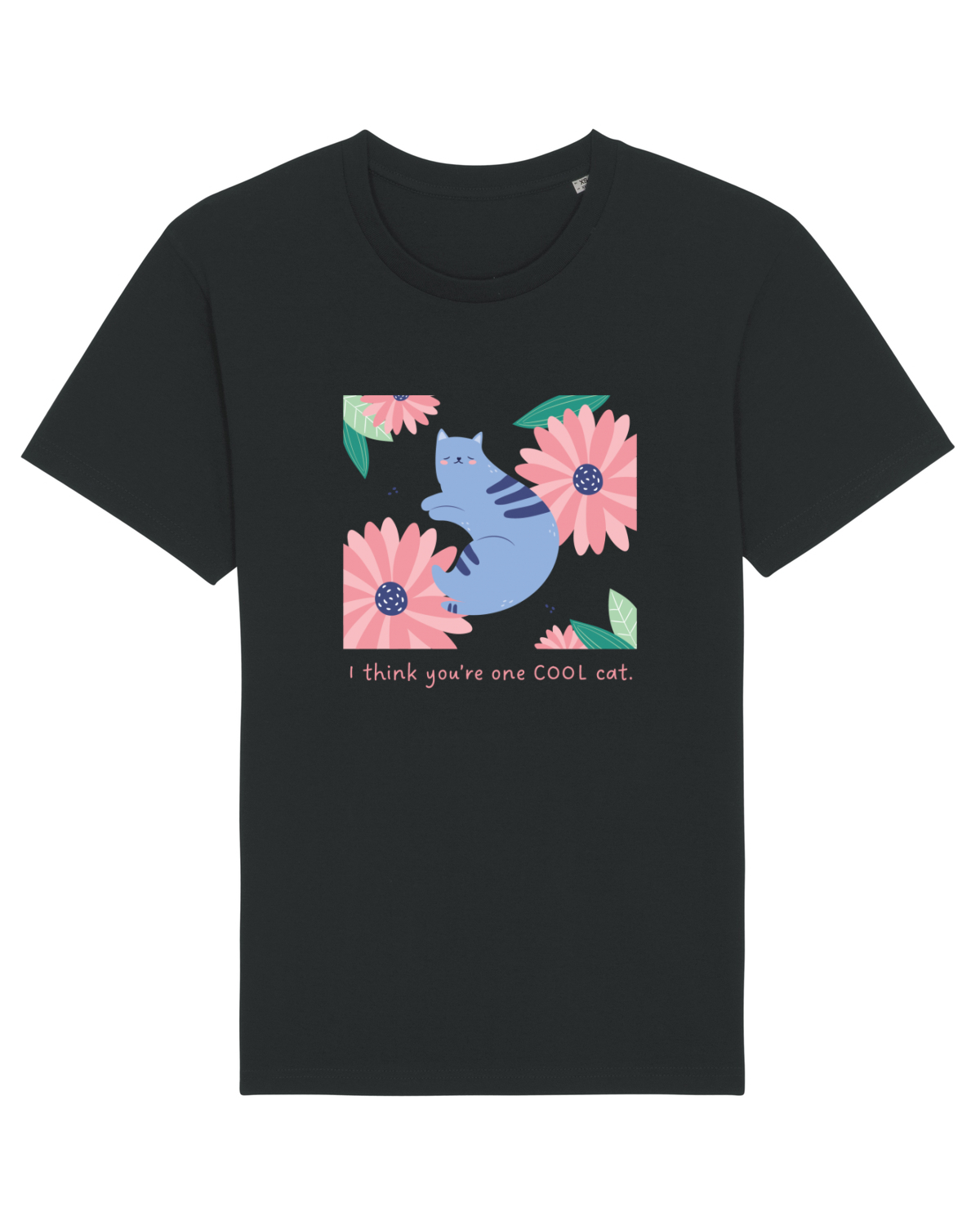 Tricou mânecă scurtă Unisex Rocker Black