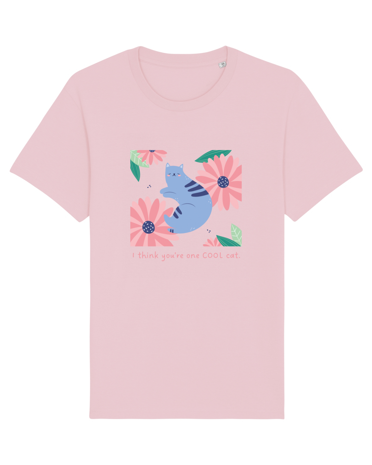 Tricou mânecă scurtă Unisex Rocker Cotton Pink