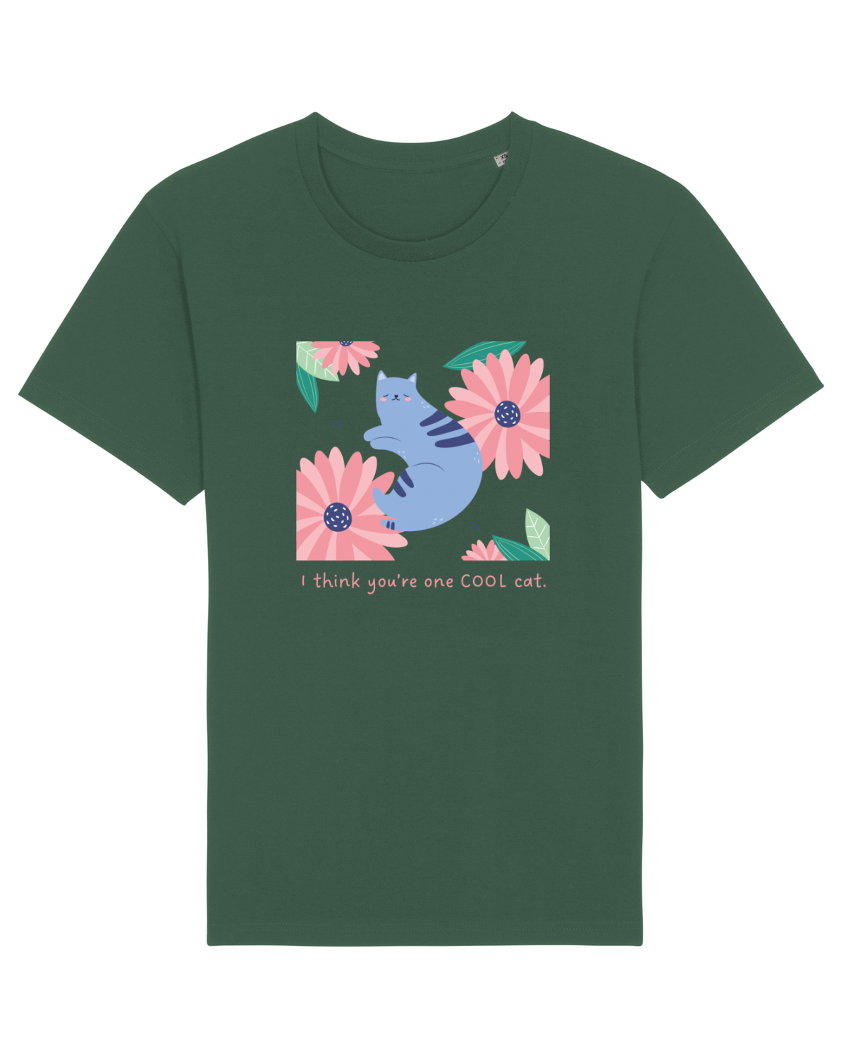 Tricou mânecă scurtă Unisex Rocker Bottle Green
