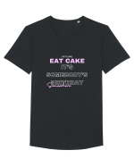 Eat Cake It's Somebody's Birthday Somewhere Tricou mânecă scurtă guler larg Bărbat Skater