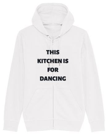 this kitchen is for dancing White