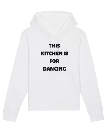 this kitchen is for dancing White