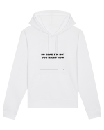 So Glad I'm Not You Right Now Hanorac Unisex Drummer