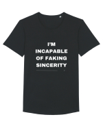 I'm Incapable Of Faking Sincerity Tricou mânecă scurtă guler larg Bărbat Skater