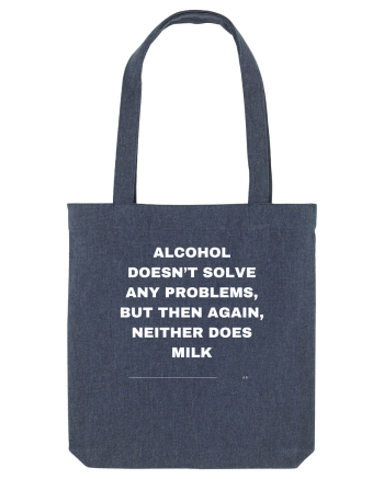 Alcohol doesn't solve any problems... Midnight Blue