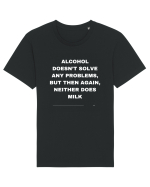 Alcohol doesn't solve any problems... Tricou mânecă scurtă Unisex Rocker