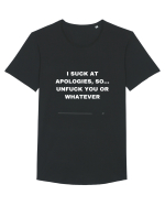 I suck at apologies... Tricou mânecă scurtă guler larg Bărbat Skater