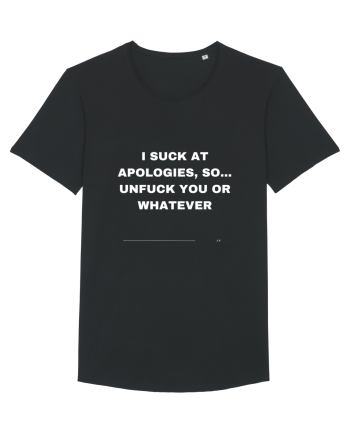 I suck at apologies... Black