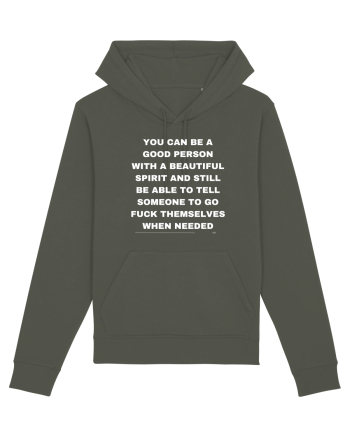 You can be a good person... Khaki