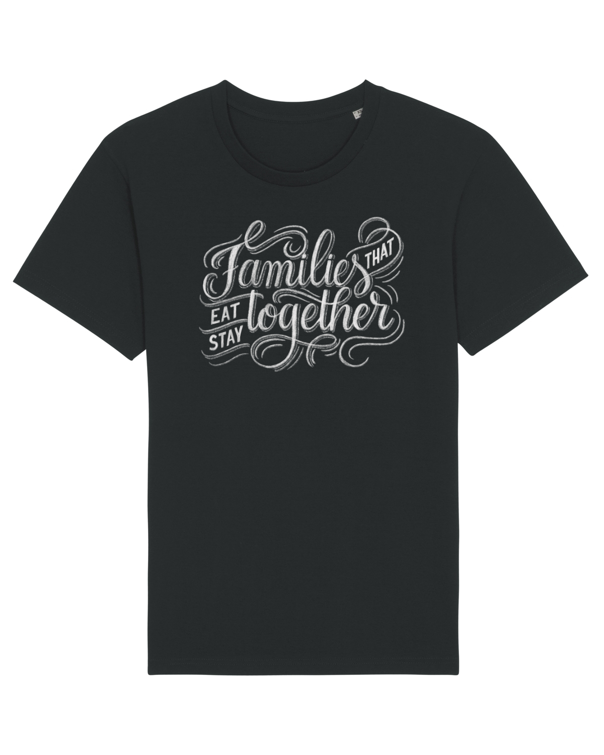 Tricou mânecă scurtă Unisex Rocker Black