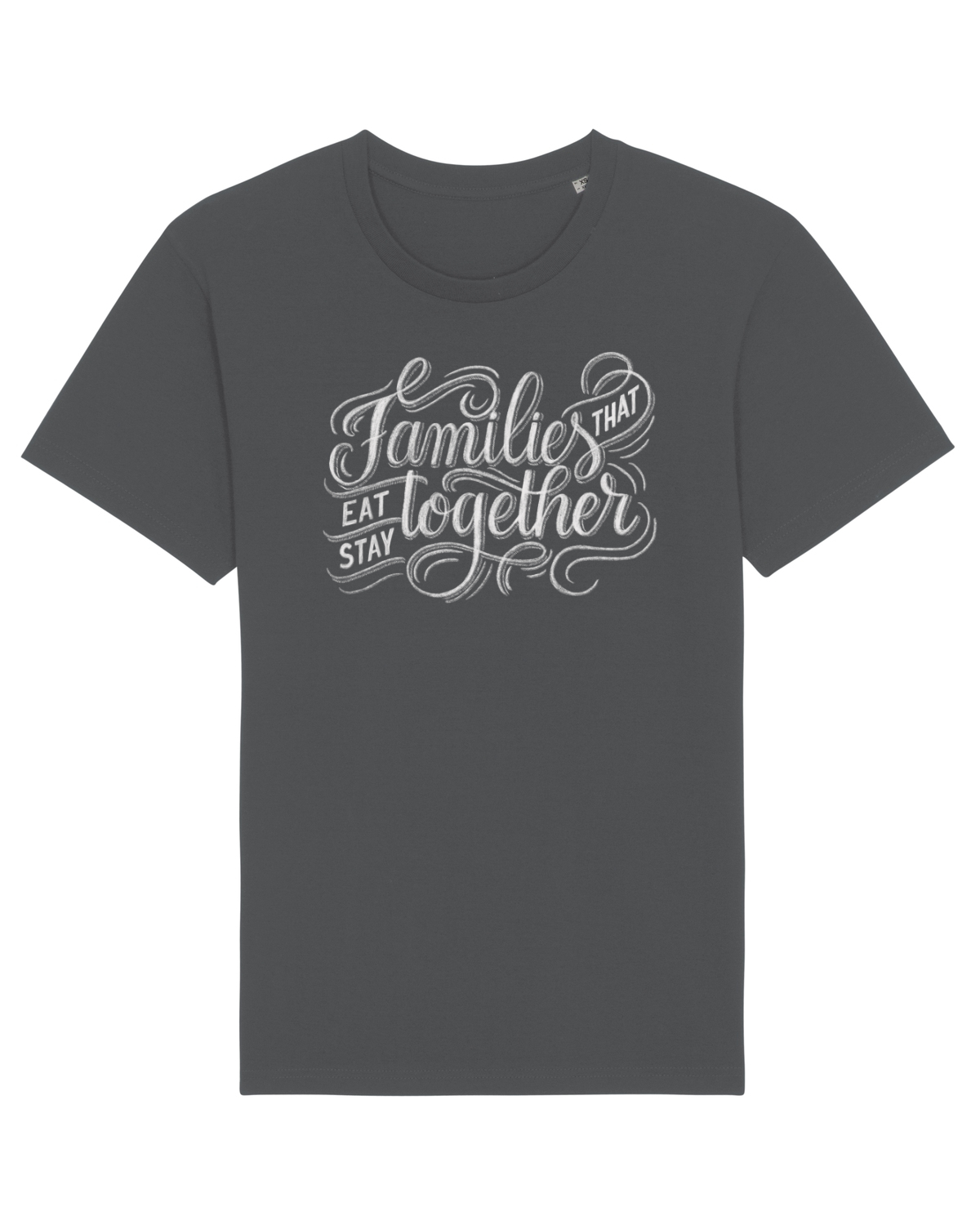 Tricou mânecă scurtă Unisex Rocker Anthracite