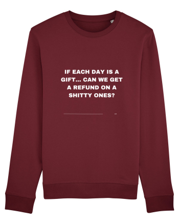 If each day is a gift... Bluză mânecă lungă Unisex Rise
