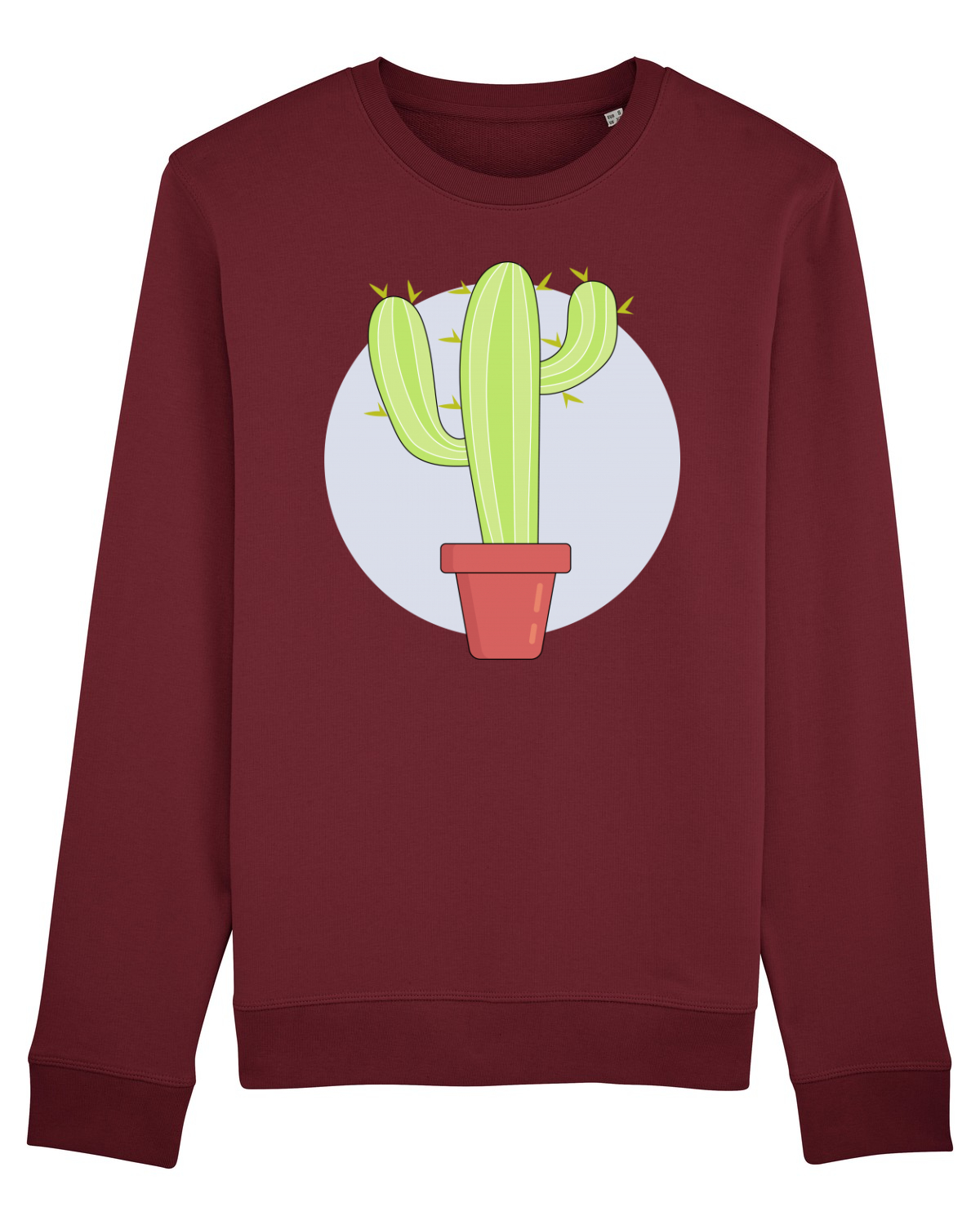 Bluză mânecă lungă Unisex Rise Burgundy