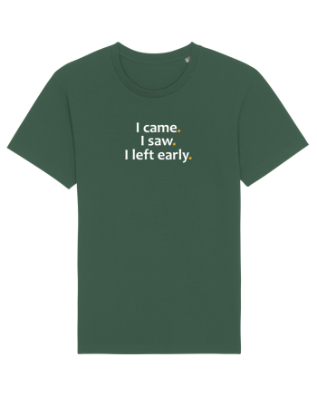 I came. I saw. I left early.  Bottle Green